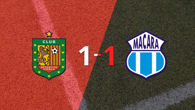 Deportivo Cuenca y Macará empataron 1 a 1