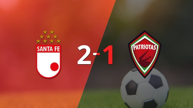 Patriotas FC cayó 2-1 en su visita a Santa Fe