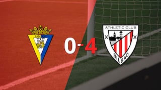 Athletic Bilbao golea 4-0 a Cádiz y Gorka Guruzeta firma doblete 