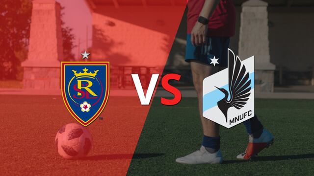 Termina el primer tiempo con una victoria para Real Salt Lake vs Minnesota United por 2-0