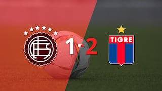 Victoria apretada de Tigre por 2-1 sobre Lanús