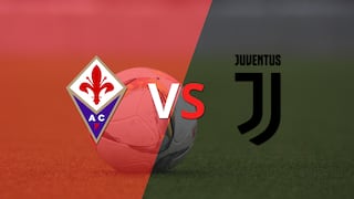 Fiorentina y Juventus empatan 1-1 y se van a los vestuarios