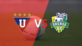 Termina el primer tiempo con una victoria para Orense vs Liga de Quito por 2-0