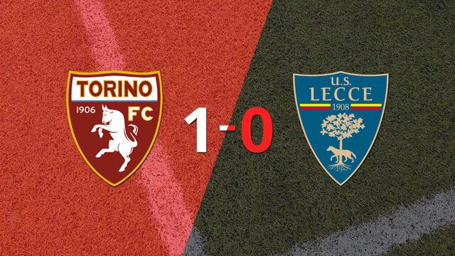 Torino derrotó en casa 1-0 a Lecce