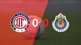 Toluca FC y Chivas igualaron sin goles en el marcador