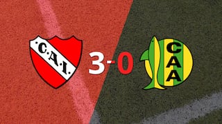 Independiente liquidó en su casa a Aldosivi por 3 a 0