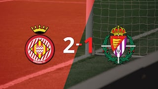 Girona logró una victoria de local por 2 a 1 frente a Valladolid