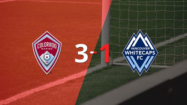 Con muchos goles, Colorado Rapids derrotó 3-1 a Vancouver Whitecaps FC