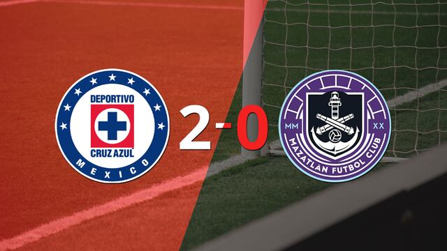 En su casa, Cruz Azul le ganó a Mazatlán por 2-0