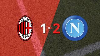 Napoli venció con lo justo a Milan como visitante 