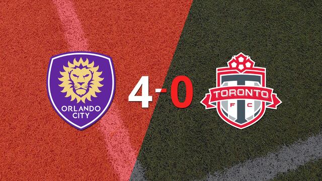 Orlando City SC liquidó en su casa a Toronto FC por 4 a 0