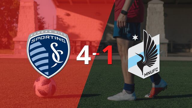 Sporting Kansas City derrotó sin complicaciones a Minnesota United con doblete de William Agada