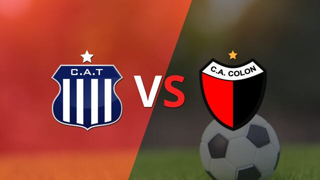 Termina el primer tiempo con una victoria para Talleres vs Colón por 2-0