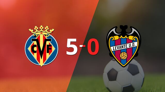 Doblete de Gerard Moreno en la goleada de Villarreal frente a Levante