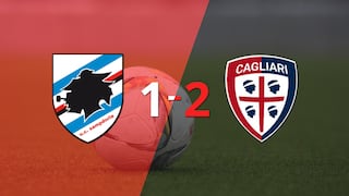 Cagliari gana de visitante 2-1 a Sampdoria