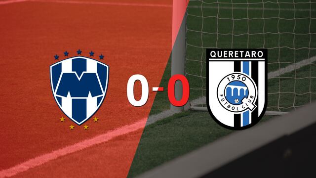 Sin goles, CF Monterrey y Querétaro igualaron el partido