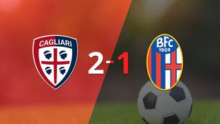 Con la mínima diferencia, Cagliari venció a Bologna por 2 a 1
