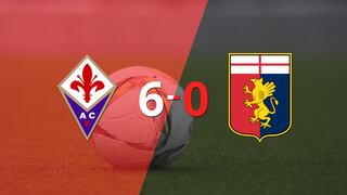 Cristiano Biraghi anotó un doblete en la goleada 6-0 de Fiorentina a Genoa