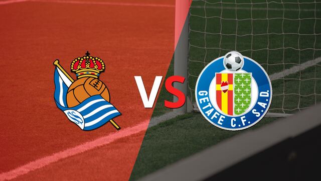 Real Sociedad y Getafe se mantienen sin goles al finalizar el primer tiempo