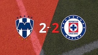 CF Monterrey y Cruz Azul firman un empate en dos