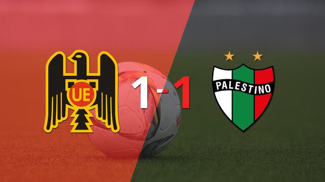 Reparto de puntos en el empate a uno entre Unión Española y Palestino