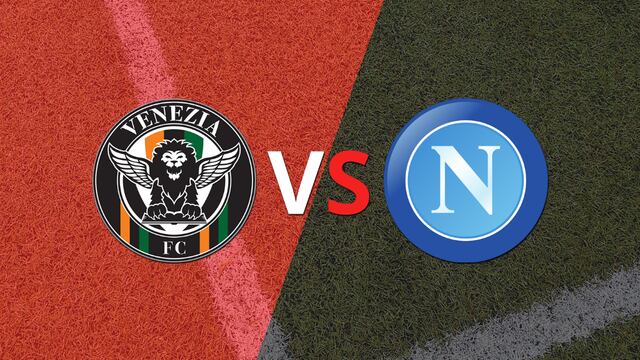 Venezia y Napoli se mantienen sin goles al finalizar el primer tiempo