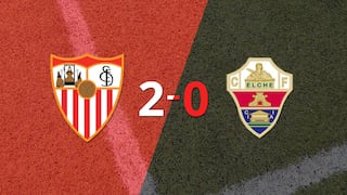 En su casa, Sevilla derrotó por 2-0 a Elche