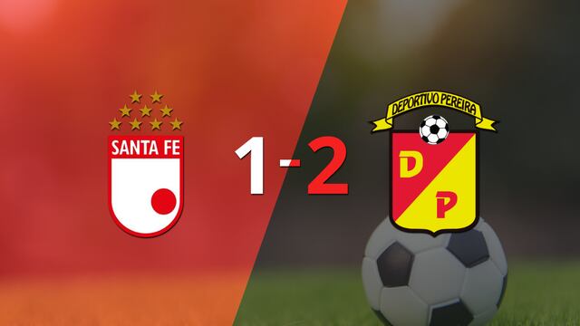 A Pereira le alcanzó con un gol para vencer por 2 a 1 a Santa Fe
