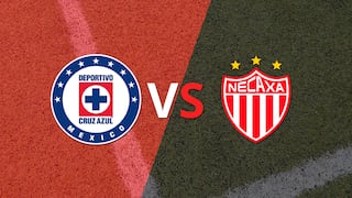 Termina el primer tiempo con una victoria para Cruz Azul vs Necaxa por 1-0