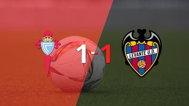 Reparto de puntos en el empate a uno entre Celta y Levante