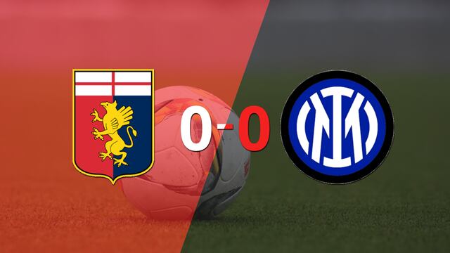Cero a cero terminó el partido entre Genoa e Inter