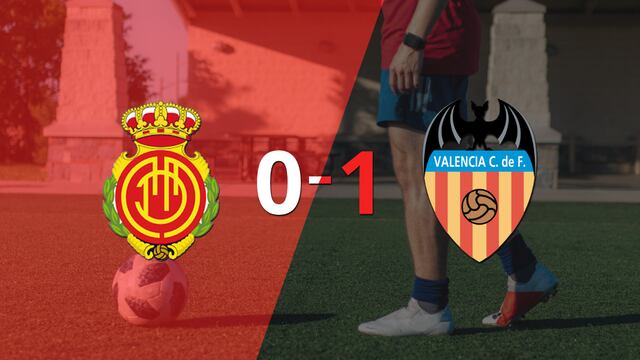 A Valencia no le sobró nada, pero venció a Mallorca en su casa por 1 a 0