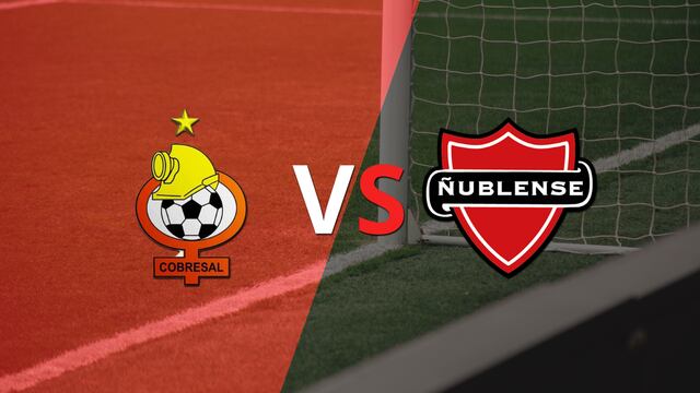 Cobresal y Ñublense empatan 1-1 y se van a los vestuarios