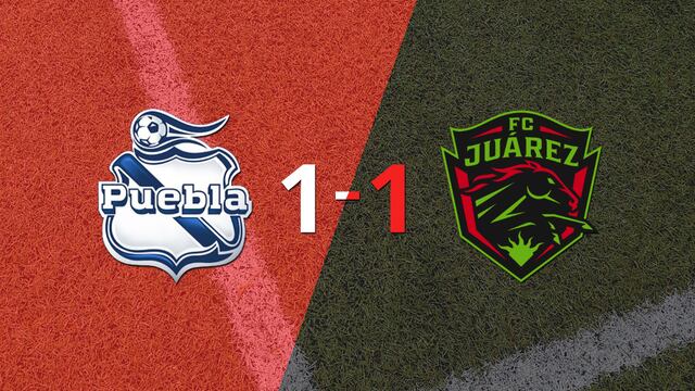 Puebla y FC Juárez empataron 1 a 1