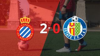 Con dos goles, Espanyol se impuso a Getafe en el estadio Estadio Olímpico Lluís Companys