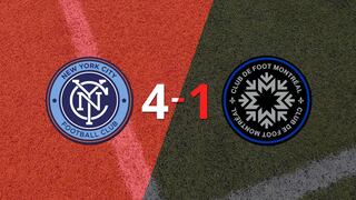 New York City FC liquidó en su casa a CF Montréal por 4 a 1