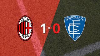 Milan le ganó 1-0 como local a Empoli