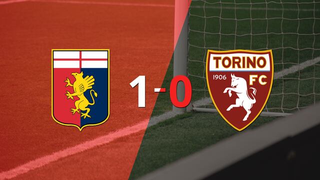 Con un solo tanto, Genoa derrotó a Torino en el estadio Luigi Ferraris