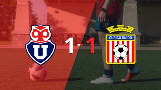 Universidad de Chile y Curicó Unido se reparten los puntos y empatan 1-1