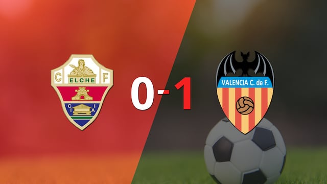 Valencia derrotó a Elche 1 a 0