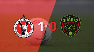 Con lo justo, Tijuana venció a FC Juárez 1 a 0 en el estadio Caliente
