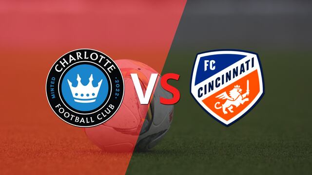 Termina el primer tiempo con una victoria para Charlotte FC vs FC Cincinnati por 1-0