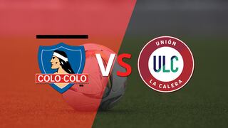 Termina el primer tiempo con una victoria para Colo Colo vs U. La Calera por 2-0