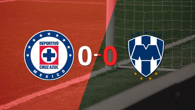Con un empate 0 a 0, Cruz Azul y CF Monterrey definen todo en el partido de vuelta