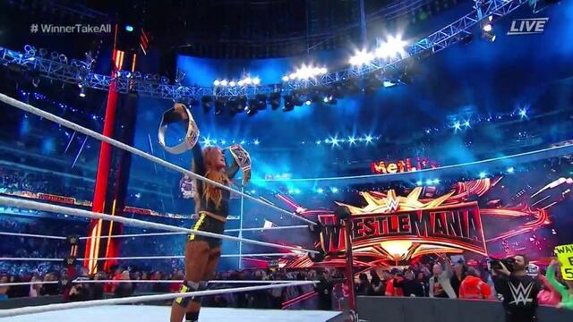 ¡Lo logró! Becky Lynch se coronó campeona de RAW y SmackDown en la estelar de WrestleMania 35 [VIDEO]