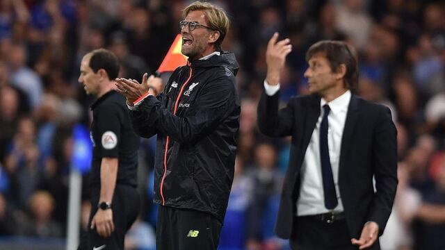 Un solo partido: Klopp y Conte se refirieron a las semifinales de ida y vuelta en la Carabao Cup