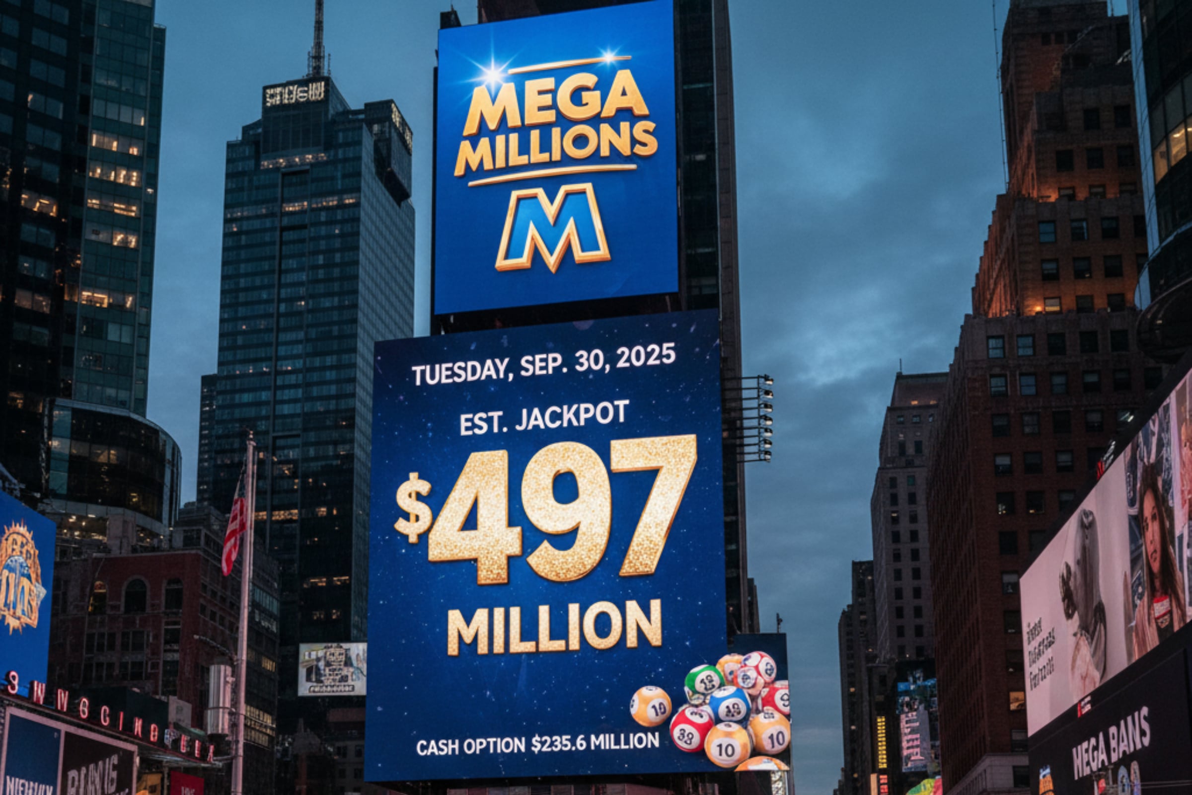 Conoce si alguien se llevó el Mega Millions que se juega este martes 30 de septiembre de 2025 en Estados Unidos. (Foto: imagen creada con Gemini AI)