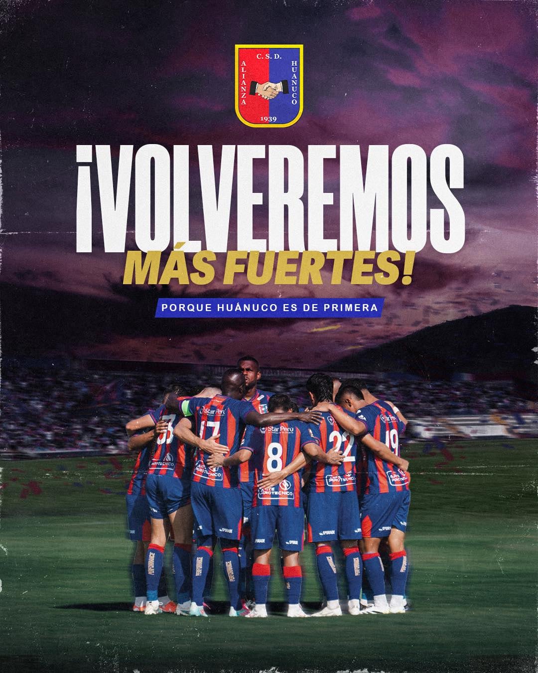 Alianza Universidad jugará en la Liga 2 la próxima temporada.