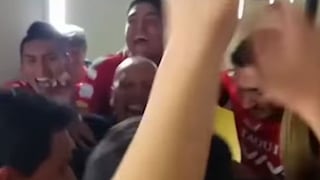 Alegría pura: el efusivo festejo de Mosquera con sus jugadores de Wilstermann tras hazaña copera [VIDEO]