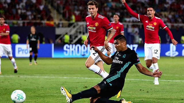 ¡Así, así, así gana el Madrid! El buen gol de Casemiro ante Manchester United por Supercopa